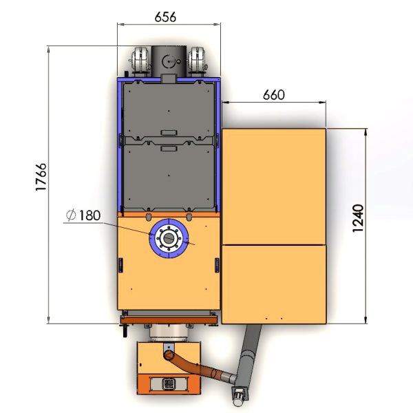 Пелетний котел 100 кВт Beeterm