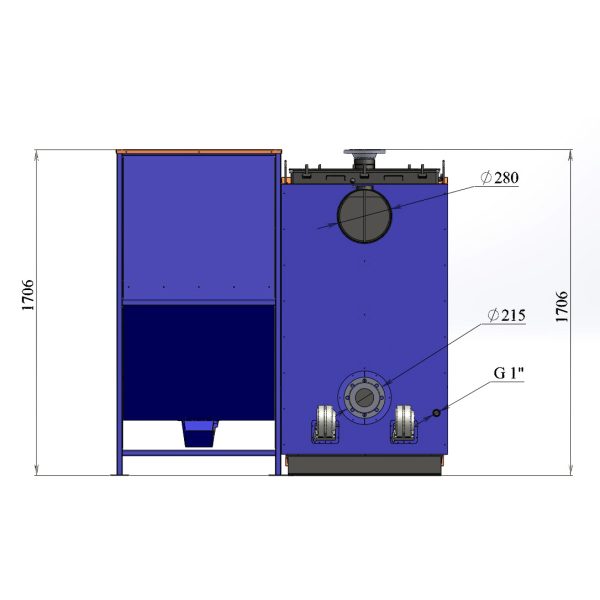 Пелетний котел 150 кВт Beeterm
