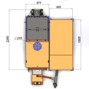 Пелетний котел 200 кВт Beeterm
