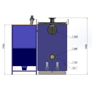 Пелетний котел 250 кВт Beeterm