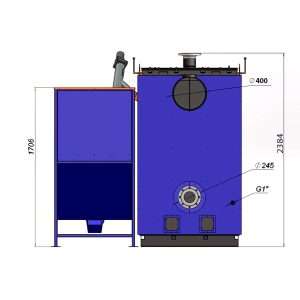 Пелетний котел 500 кВт Beeterm
