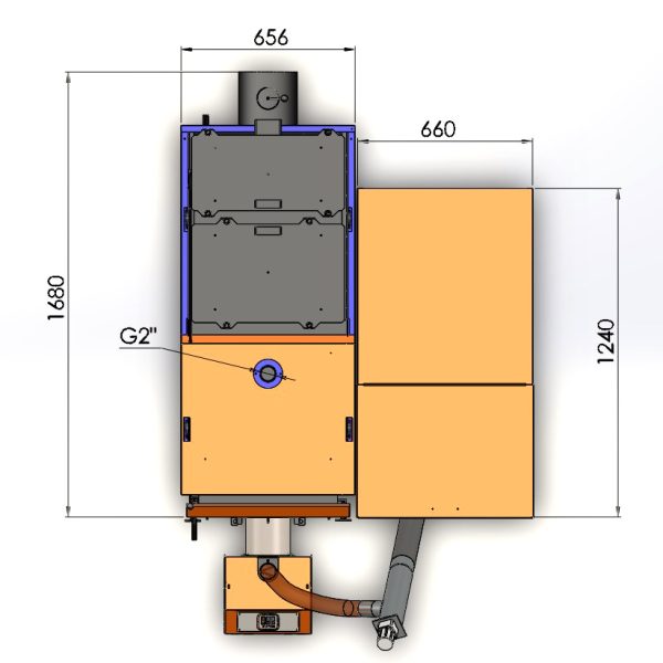 Пелетний котел 80 кВт Beeterm