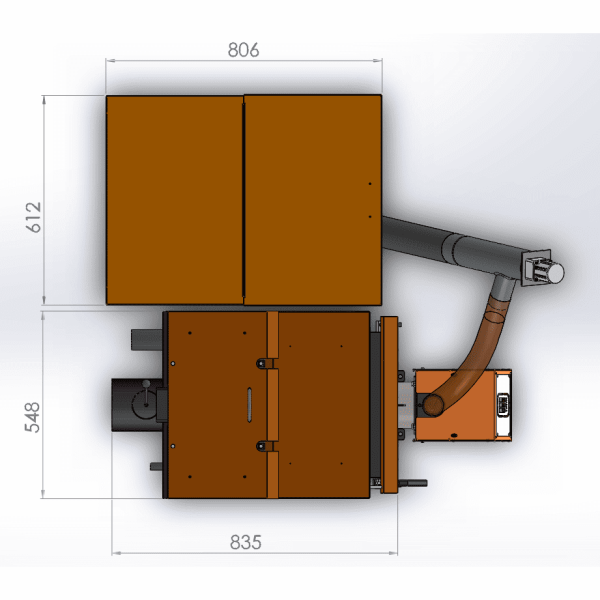 Пелетний котел 20 кВт Beeterm