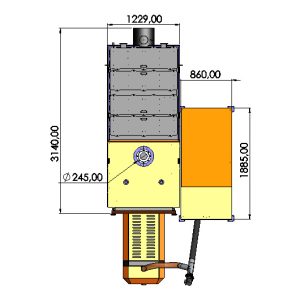 Пелетний котел 400 кВт Beeterm