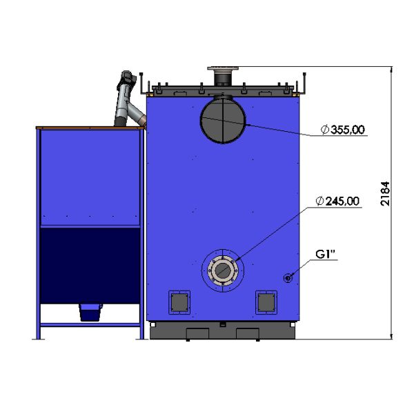 Пелетний котел 400 кВт Beeterm